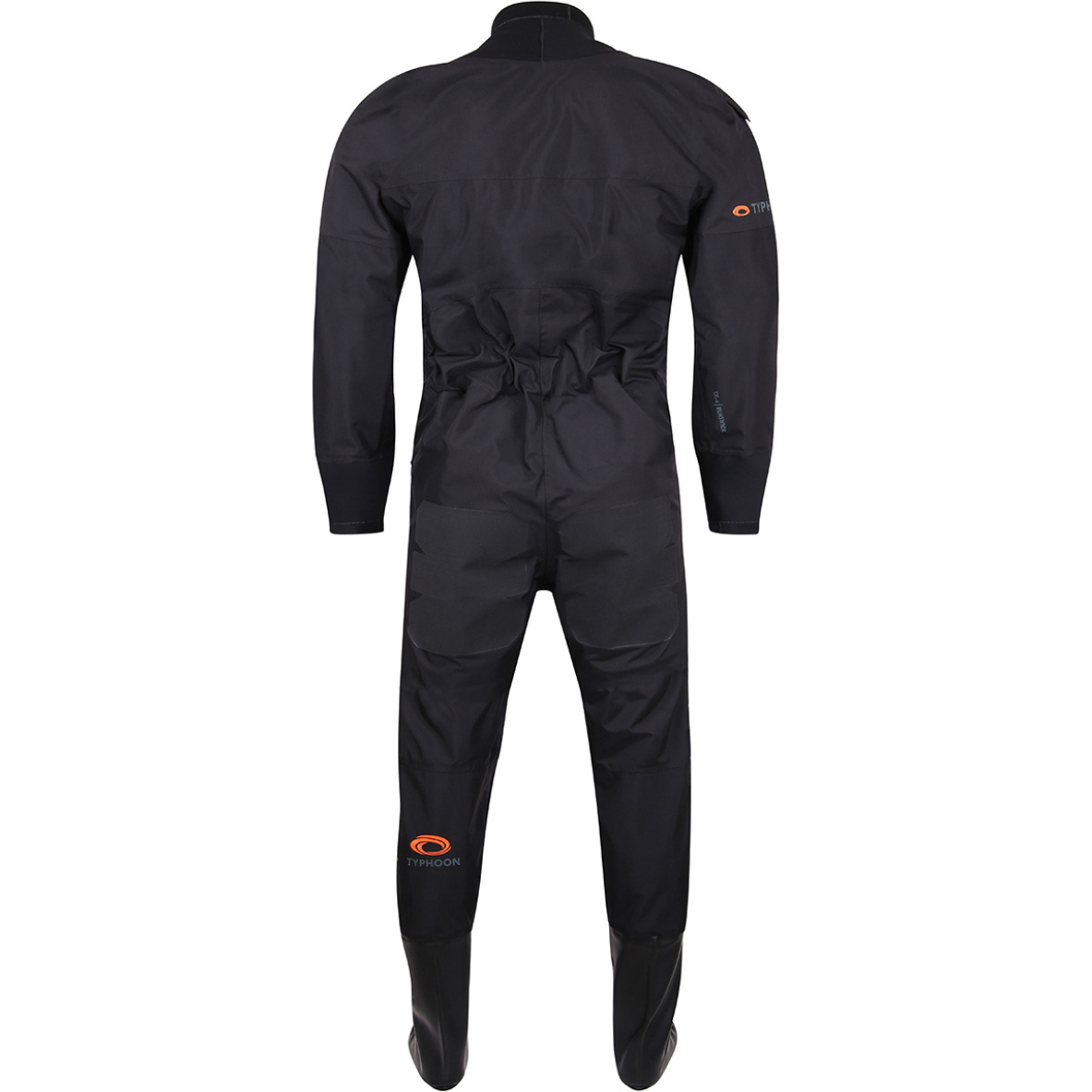 2025 Typhoon Unisex Runswick Drydragt Med Front Entry 100194 - Black
